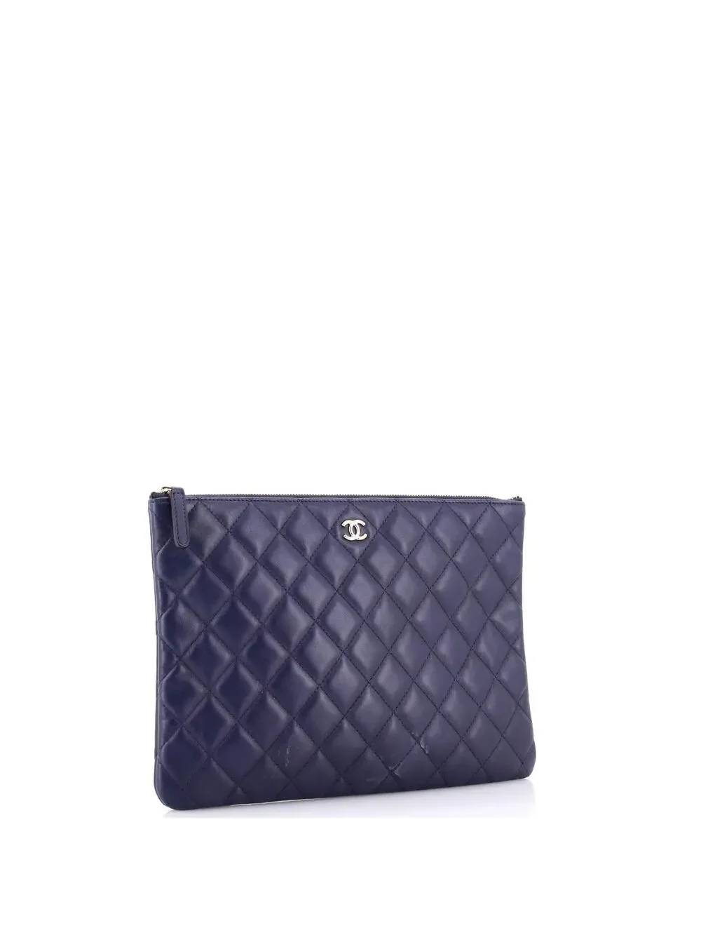 Chanel O Case Clutch Quilted Lambskin #291576C11B